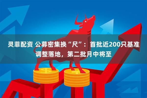 灵菲配资 公募密集换“尺”：首批近200只基准调整落地，第二批月中将至
